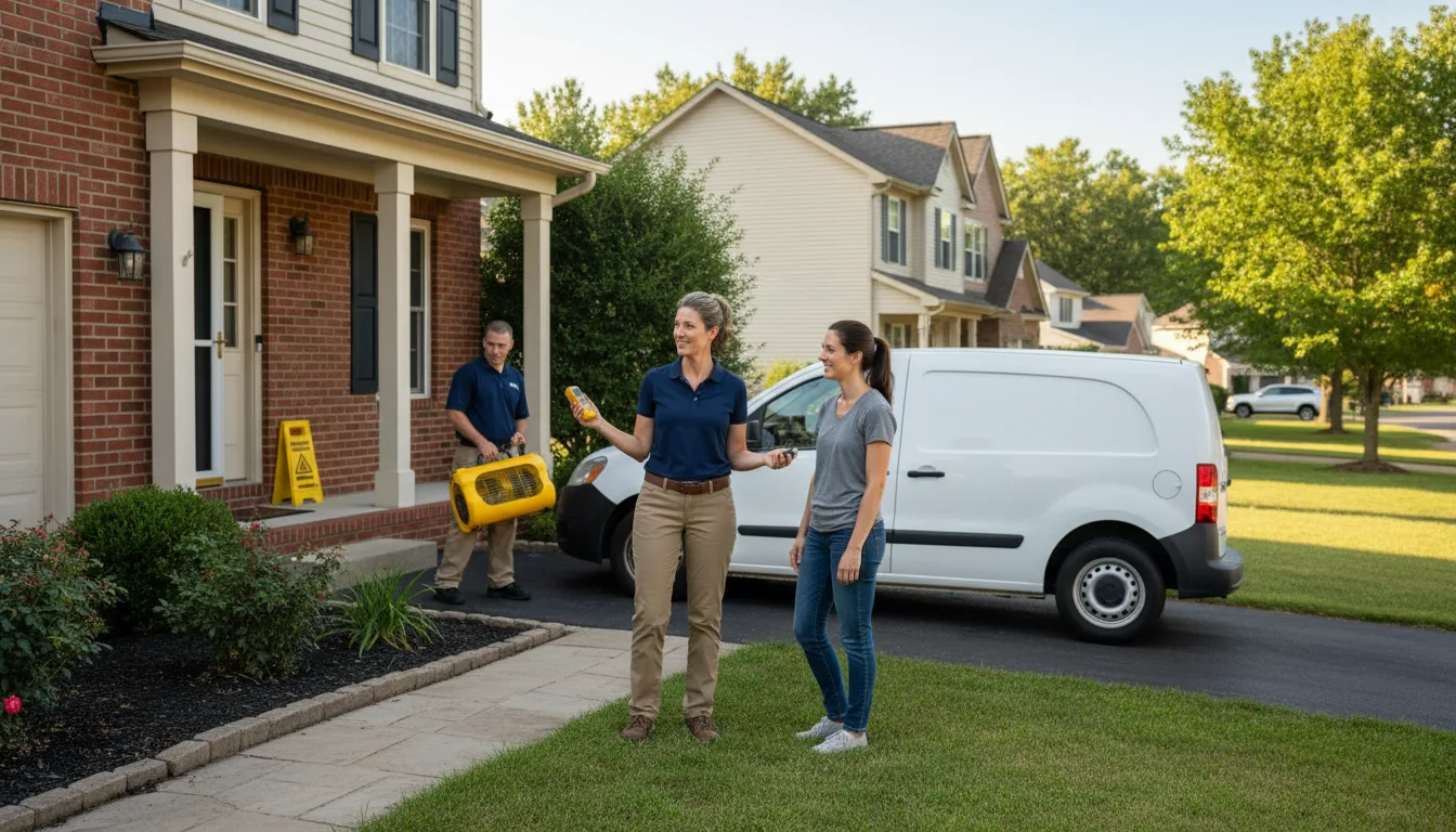 Residential water damage restoration in Kila, MT